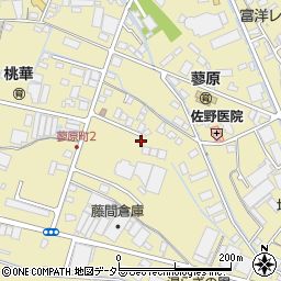 静岡県富士市蓼原190-1周辺の地図