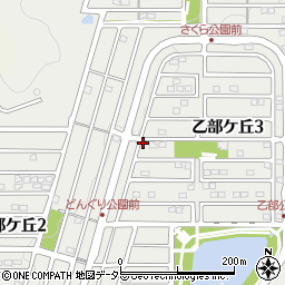愛知県豊田市乙部ケ丘周辺の地図