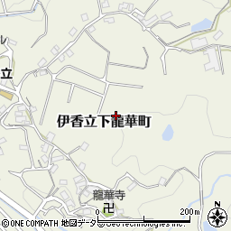 滋賀県大津市伊香立下龍華町周辺の地図