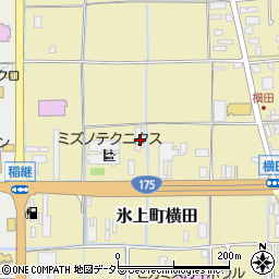 兵庫県丹波市氷上町横田608周辺の地図