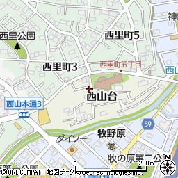 愛知県名古屋市名東区西山台111周辺の地図