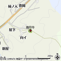 愛知県豊田市富岡町寺洞周辺の地図