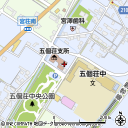 滋賀県東近江市五個荘小幡町318-3周辺の地図