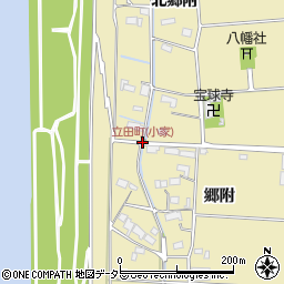 立田町(小家)周辺の地図