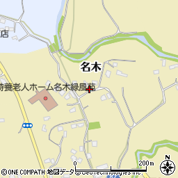 千葉県勝浦市名木109周辺の地図