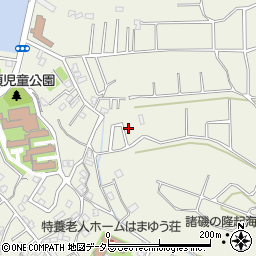 神奈川県三浦市三崎町諸磯698周辺の地図