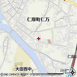 島根県大田市仁摩町仁万上本860周辺の地図