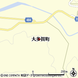 愛知県豊田市大多賀町周辺の地図