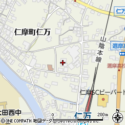 島根県大田市仁摩町仁万上本840-1周辺の地図