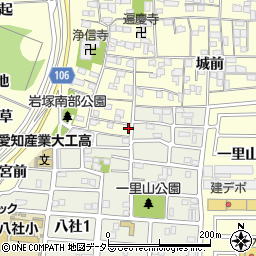 愛知県名古屋市中村区岩塚町郷中40周辺の地図