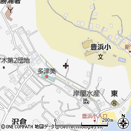 千葉県勝浦市沢倉62周辺の地図