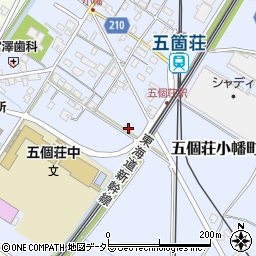 滋賀県東近江市五個荘小幡町353周辺の地図