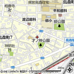 愛知県名古屋市中村区烏森町8丁目804周辺の地図