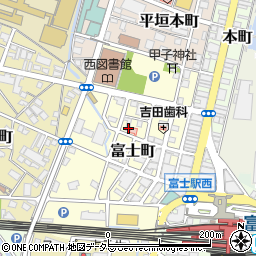 〒416-0915 静岡県富士市富士町の地図