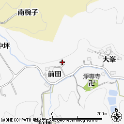 愛知県豊田市小峯町（前田）周辺の地図