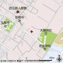 滋賀県東近江市五個荘金堂町210周辺の地図