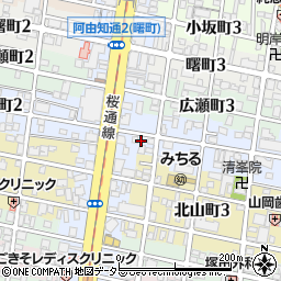 愛知県名古屋市昭和区雪見町3丁目2周辺の地図