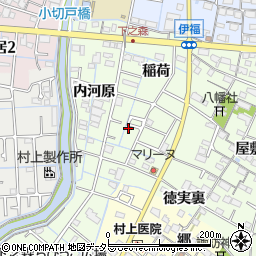 愛知県あま市七宝町下之森（郷西）周辺の地図