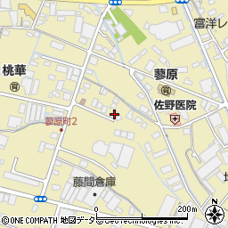 静岡県富士市蓼原190周辺の地図