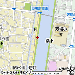 愛知県名古屋市中川区富田町大字万場桑下周辺の地図