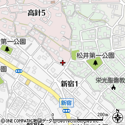 愛知県名古屋市名東区高針5丁目1233周辺の地図