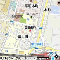 静岡県富士市富士町16-17周辺の地図