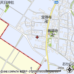 滋賀県東近江市勝堂町1067周辺の地図