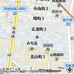 愛知県名古屋市昭和区雪見町3丁目7周辺の地図