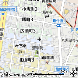 愛知県名古屋市昭和区雪見町3丁目15周辺の地図