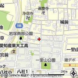 愛知県名古屋市中村区岩塚町郷中41周辺の地図