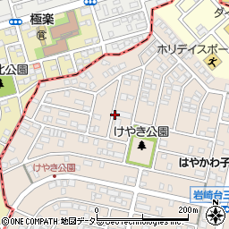 愛知県日進市岩崎台3丁目周辺の地図