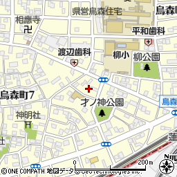 愛知県名古屋市中村区烏森町8丁目806周辺の地図