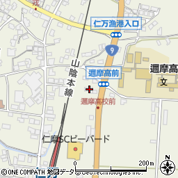 山内モーター有限会社　仁万東ＳＳ周辺の地図