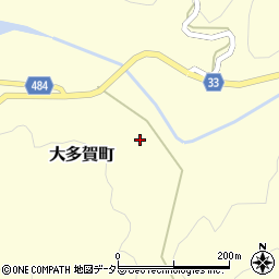 愛知県豊田市大多賀町餅田周辺の地図