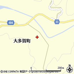 愛知県豊田市大多賀町（餅田）周辺の地図