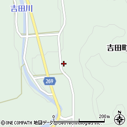 島根県雲南市吉田町吉田588周辺の地図