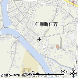 島根県大田市仁摩町仁万上本855周辺の地図