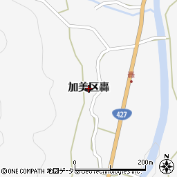 兵庫県多可郡多可町加美区轟周辺の地図