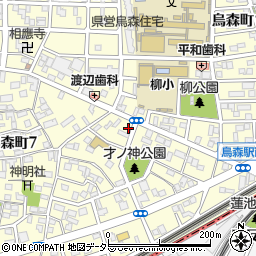 愛知県名古屋市中村区烏森町8丁目801周辺の地図