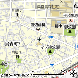 愛知県名古屋市中村区烏森町8丁目813周辺の地図