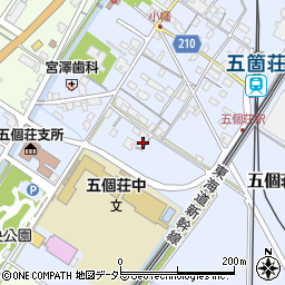 滋賀県東近江市五個荘小幡町647周辺の地図