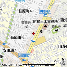 愛知県名古屋市昭和区川原通5丁目3-3周辺の地図