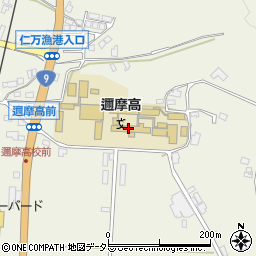 島根県立邇摩高等学校周辺の地図