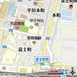 静岡県富士市富士町17-11周辺の地図