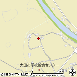 島根県大田市川合町川合出岡1102-1周辺の地図