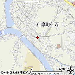 島根県大田市仁摩町仁万上本1514周辺の地図