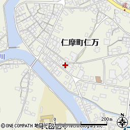 島根県大田市仁摩町仁万上本1515周辺の地図