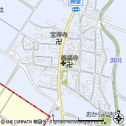 滋賀県東近江市勝堂町1054周辺の地図