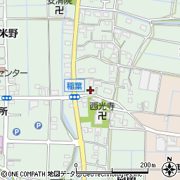 愛知県愛西市稲葉町本郷周辺の地図