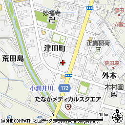 セブンイレブン富士市津田町店周辺の地図